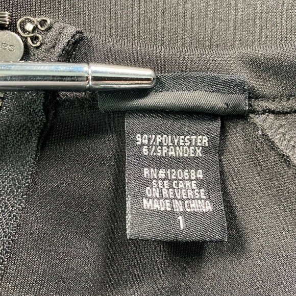 Torrid Sweater Sweatshirt Blouse Size 1 Black - Picture 5 of 7